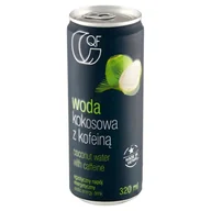 Woda - Quality Food Woda Kokosowa z Kofeiną 320ml - QF - miniaturka - grafika 1
