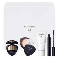 Zestawy kosmetyków damskich - Dr. Hauschka Every Day Beauty zestaw paleta cieni do powiek i brwi 5.3g + podkład do twarzy 30ml + transparentny puder sypki 12g + tusz do rzęs 6ml - miniaturka - grafika 1