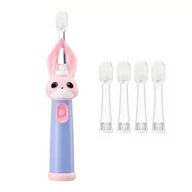Szczoteczki do zębów dla dzieci - Szczoteczka soniczna VITAMMY Bunny Różowy + Końcówka szczoteczki VITAMMY Bunny (4 szt.) - miniaturka - grafika 1