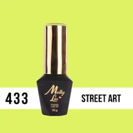 Lakiery hybrydowe - Molly Lac Lakier hybrydowy MollyLac Limited Edition Street Art 10 g Nr 433 - miniaturka - grafika 1