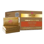 Farby do włosów i szampony koloryzujące - Sattva Ayurveda Henna Bar henna w kostce Pure Red 3x80g - miniaturka - grafika 1