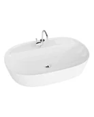 Umywalki - Lavita Pereya Grande Umywalka nablatowa 60,5x40 cm biały połysk 5900378314110 - miniaturka - grafika 1