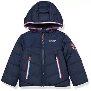 Levi's Kids Dziecięca kurtka Puffer LVN Mixed Media, Sukienka Blues, 6 Miesiące - Kurtki i płaszcze dla chłopców - miniaturka - grafika 1