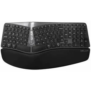Delux GM901D BT+2.4G (czarna) - Klawiatury - miniaturka - grafika 1
