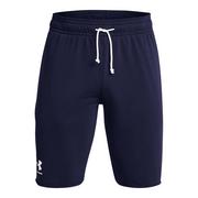 Spodnie sportowe męskie - Męskie spodenki dresowe Under Armour UA Rival Terry Short - granatowe - UNDER ARMOUR - miniaturka - grafika 1