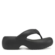 Klapki i japonki damskie - Japonki Melissa Melissa Free Fuzzy Platform Ad M 35875 Czarny - miniaturka - grafika 1