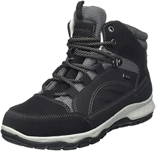 Tom Tailor Damskie sztyblety 4294501, czarne, 38 UE - Botki damskie - miniaturka - grafika 1