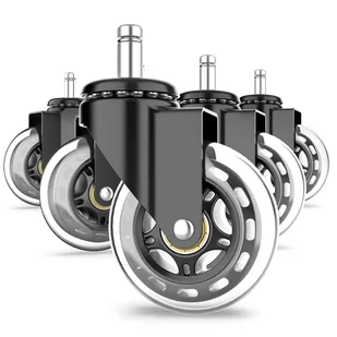 Komplet 5 kółek kauczukowych PERSES do foteli i krzeseł - Fotele Komplet 5 kółek kauczukowych PERSES do foteli i krzeseł - Fotele - miniaturka - grafika 4