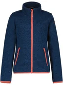 Kurtki damskie - Icepeak Kurtka polarowa "Lomita" w kolorze pomarańczowo-granatowym - miniaturka - grafika 1