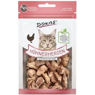 Przysmak dla kota DOKAS Serca Drobiowe 15 g - Przysmaki dla kotów - miniaturka - grafika 1