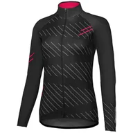 Koszulki sportowe damskie - Damska koszulka kolarska Etape Gaia 2.0 Rozmiar: M / Kolor: czarny/różówy - miniaturka - grafika 1