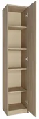 Regały - Regał Biurowy Zamknięty R8 Sonoma Słupek Z Półkami - miniaturka - grafika 1