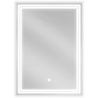 Lustra - Mexen Taco lustro łazienkowe podświetlane 50 x 70 cm, LED 6000K, antypara - miniaturka - grafika 1