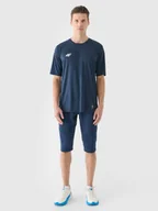 Spodnie sportowe męskie - 4F Spodenki treningowe męskie - granatowe XXL - miniaturka - grafika 1