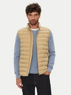Kamizelki męskie - Tommy Hilfiger Kamizelka MW0MW37677 Beżowy Regular Fit - miniaturka - grafika 1
