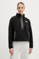 Bluzy damskie - The North Face bluza TNF Fleeski damska kolor czarny z aplikacją NF0A88Z3KX71 - miniaturka - grafika 1