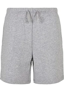 Urban Classics Chłopięce szorty chłopięce Basic Sweatshorts krótkie spodenki sportowe dla chłopców dostępne w 2 kolorach, rozmiary 110/116-158/164, szary, 146 - Spodenki damskie - miniaturka - grafika 1