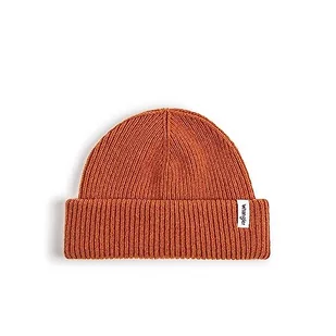 Wrangler Czapka męska Sign Off Beanie Hat, Skóra brązowa, jeden rozmiar - Czapki męskie - miniaturka - grafika 1