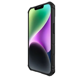 Nillkin CamShield Armor Pro Magnetic Case etui iPhone 14 Plus MagSafe pancerny pokrowiec podstawka ring czarny - Etui i futerały do telefonów - miniaturka - grafika 6