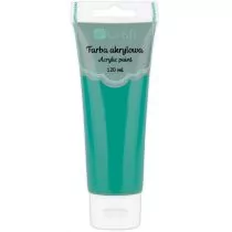 Farba akrylowa 120 ml dark green DPFA-071) - Przybory szkolne - miniaturka - grafika 1