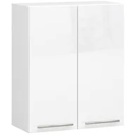 Meble kuchenne - WISZĄCA SZAFKA KUCHENNA OLIWIA W 60cm BIAŁA-BIAŁA POŁYSK H720 - miniaturka - grafika 1