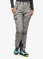 Odzież trekkingowa damska - Spodnie trekkingowe damskie Helly Hansen Odin Muninn 2.0 Pant - concrete - miniaturka - grafika 1