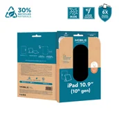 Akcesoria do tabletów i e-booków - Mobilis EDGE - Flip cover na tablet - ze wzmocnionymi narożnikami, foliowy - czarny, przezroczysty - do Apple iPad 10,9 cala (10. generacja) - miniaturka - grafika 1