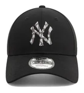 Czapki damskie - Czapka z daszkiem NEW ERA NY Yankees Seasonal Infill 9FORTY Black - miniaturka - grafika 1