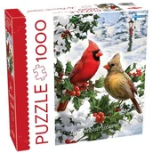 Puzzle - Puzzle TACTIC Lovers Birds on Branch 59608 (1000 elementów) - miniaturka - grafika 1