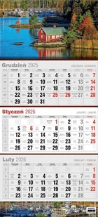 Kalendarz 2026 trójdzielny płaski Mix - kalendarz - Kalendarze - miniaturka - grafika 1