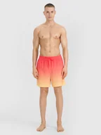 Kąpielówki męskie - 4F Spodenki plażowe męskie - żółte M - miniaturka - grafika 1