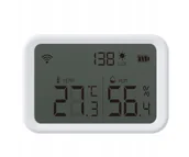 Systemy inteligentnych domów - Tuya czujnik temperatury, wilgotności i oświetlenia ZigBee - miniaturka - grafika 1