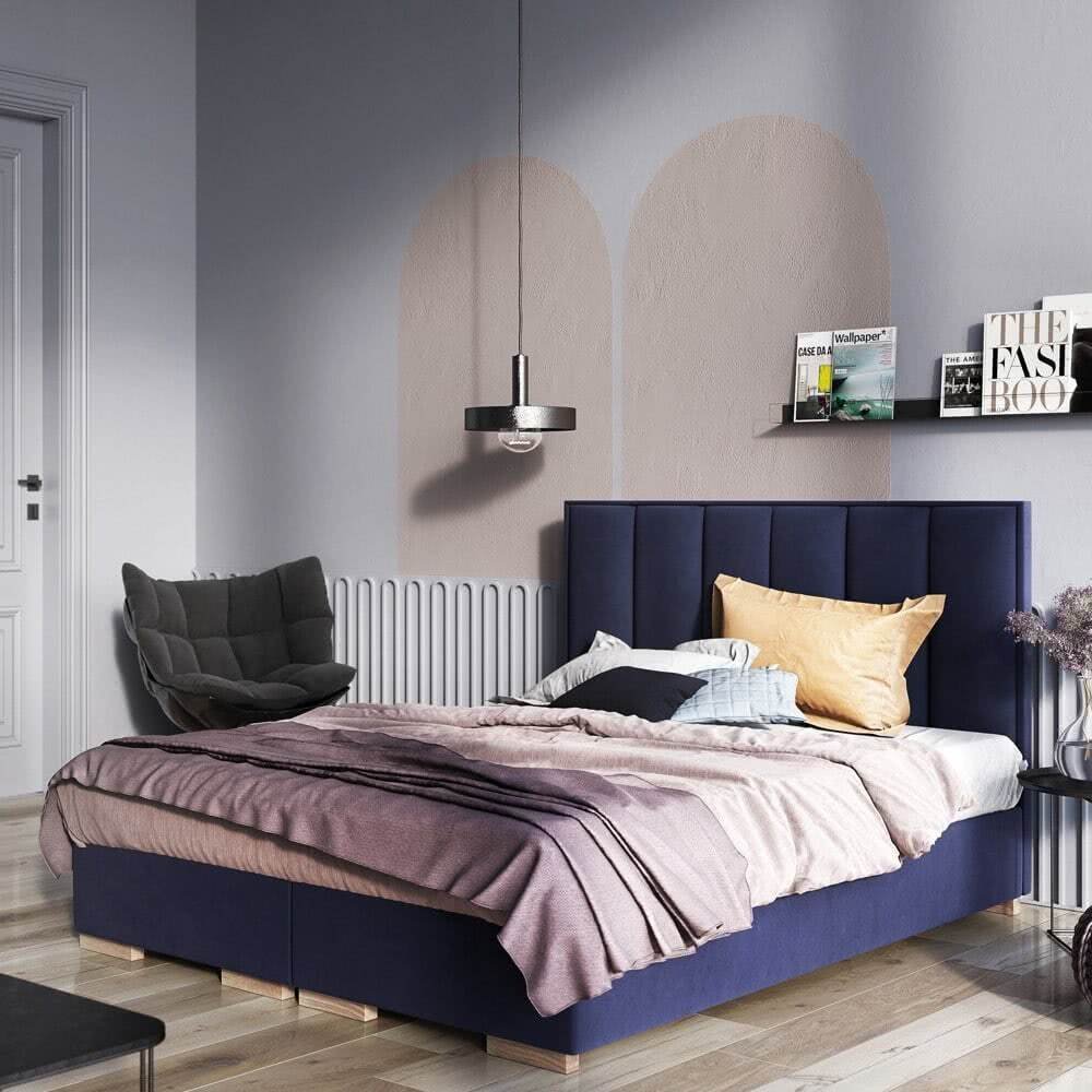 NewDesign Łóżko Oxford kontynentalne 120x200 bez pojemnika, grupa 1