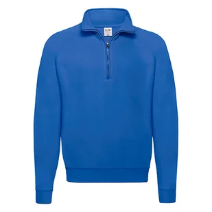 Bluza męska Zip Neck Classic Fruit of the Loom - Niebieski S - Bluzy męskie - miniaturka - grafika 1