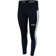 Legginsy - Legginsy damskie Swix Motion Premium Dark Navy/Lake Blue L - miniaturka - grafika 1