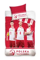 Pościel - Carbotex, Polska Siatkówka, Pościel bawełniana, 160x200 cm - miniaturka - grafika 1