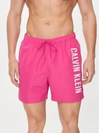 Kąpielówki męskie - Calvin Klein Swimwear Szorty kąpielowe KM0KM01004 Różowy Regular Fit - miniaturka - grafika 1