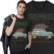 Koszulki męskie - Świąteczna Koszulka Prezent na Święta w Krzywym Zwierciadle Choinka - miniaturka - grafika 1