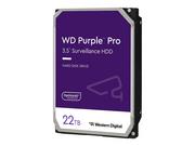 Dyski HDD - WD Purple Pro 22TB SATA 6Gb/s HDD 3.5inch internal 7200Rpm 512MB Cache 24x7 Bulk - miniaturka - grafika 1