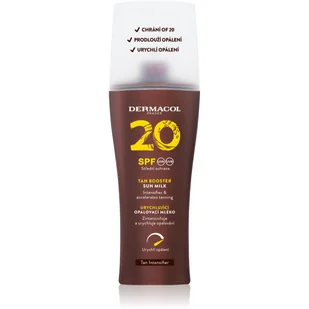 Dermacol Tan Booster Sun Milk mleczko ochronne przyspieszające opalanie SPF20 200ml - Balsamy i kremy do opalania - miniaturka - grafika 1