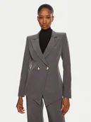 Marynarki i żakiety damskie - Rinascimento Marynarka CFC0119980003 Szary Regular Fit - miniaturka - grafika 1