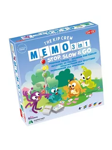 Tactic The Kip Crew MEMO 3 in 1 - Gry planszowe - miniaturka - grafika 1