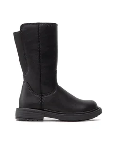 Geox Kozaki J Eclair G. E J169QE 000BC C9999 M Czarny - Buty dla dziewczynek - miniaturka - grafika 1
