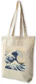 Torby i wózki na zakupy - Torba z naszywką Wielka Fala w Kanagawie Katsushika Hokusai - miniaturka - grafika 1