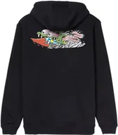 Bluzy męskie - bluza męska SANTA CRUZ MEEK CONCRETE SLASHER HOOD Black - miniaturka - grafika 1