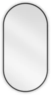 Lustra - Mexen Loft lustro łazienkowe owalne 80 x 40 cm, rama czarna - 9851-080-040-000-70 - miniaturka - grafika 1