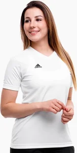 Adidas Koszulka damska adidas Entrada 22 Jersey biała HC5074 2XL - Koszulki i topy damskie - miniaturka - grafika 1
