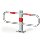 Wyposażenie miejsc publicznych - B2B Partner Blokada parkingowa z amortyzacją uderzeń 170550 - miniaturka - grafika 1