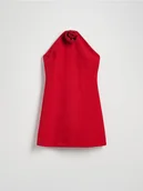 Sukienki - Reserved - Sukienka z różą - czerwony - miniaturka - grafika 1