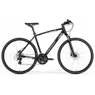 Rowery - Rower crossowy Merida CROSSWAY 15 S(46) GLOSSY BLACK(MATT SILVER) - miniaturka - grafika 1